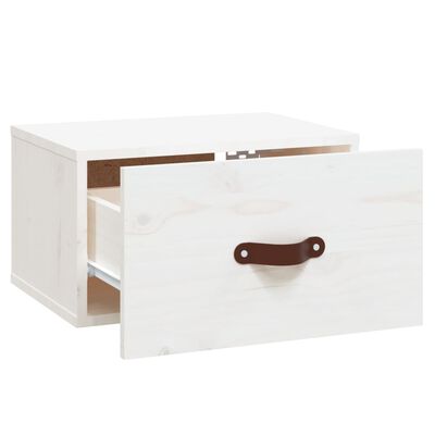 vidaXL Wall-mounted Bedside Cabinets 2 pcs White 40x29.5x22 cm