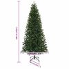 vidaXL Artificial Christmas Tree with 300 LEDs Green 180 cm PE and PVC