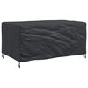 vidaXL Furniture Cover Plain Black 170 x 100 x 70 cm 210D