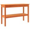 vidaXL Console Table Wax brown 110 x 40 x 75 cm Solid pine wood