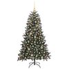vidaXL Artificial Christmas Tree with 150 LEDs with Stand Green 150 cm