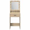 vidaXL Dressing Table Sonoma Oak 50 x 41 x 135 cm Engineered Wood