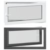 vidaXL Tilt & Turn Basement Window RISOR 110 x 60 cm PVC and Glass