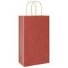 vidaXL Paper Bags 50 pcs with Handles Red 21x11x36 cm