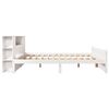 vidaXL Bookcase Bed without Mattress White 140x200cm Solid Wood Pine
