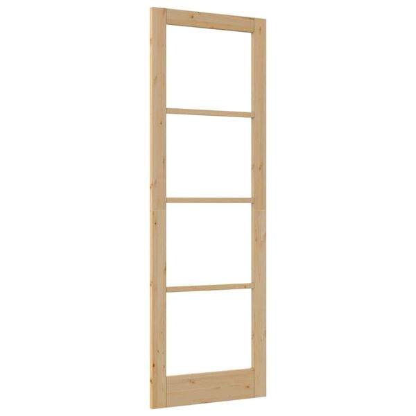 vidaXL Interior Door with Glass ORKDAL Brown 78 x 232 cm