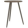 vidaXL Bistro Table Grey ??60x76 cm MDF and Iron