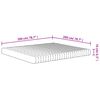 vidaXL Foam Mattress Medium Soft 200x200 cm