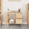 vidaXL Bathroom Cabinet Sonoma Oak 65x33x60 cm Engineered Wood