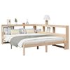 vidaXL Bookcase Bed without Mattress 160x200 cm Solid Wood Pine