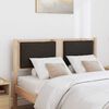 vidaXL Headboard Other Brown 120 cm Solid pine wood