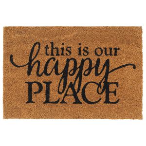 vidaXL Door Mat Natural 40x60 cm Tufted Coir