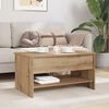 vidaXL Coffee Table Artisan Oak 80 x 50.5 x 41.5 cm Engineered Wood
