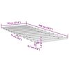 vidaXL Bed Slats 70x200 cm Solid Wood Pine