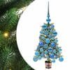 vidaXL Christmas Tree with 150 LEDs with Stand Green 65 cm PE