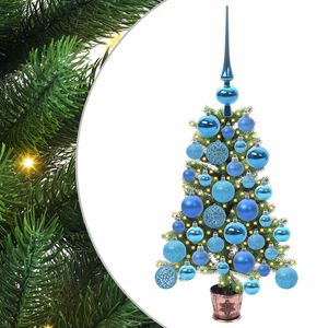 vidaXL Christmas Tree with 150 LEDs with Stand Green 65 cm PE