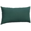 vidaXL Sofa Pillows 2 pcs Dark Green 80 x 40 cm Fabric