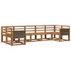 vidaXL Outdoor Sofa Set 7 pcs Natural Solid Acacia Wood