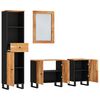 vidaXL 4 Piece Bathroom Furniture Set Solid Wood Acacia