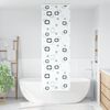 vidaXL Shower Roller Blind with Cassette 70x240 cm Fabric Width 66 cm