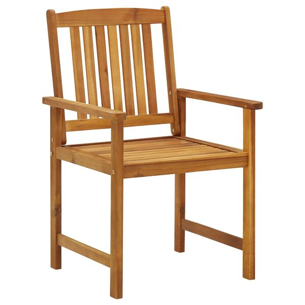 vidaXL Garden Chairs 6 pcs Solid Acacia Wood