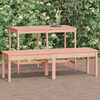 vidaXL 2-Seater Garden Bench 159.5x44x45 cm Solid Wood Douglas