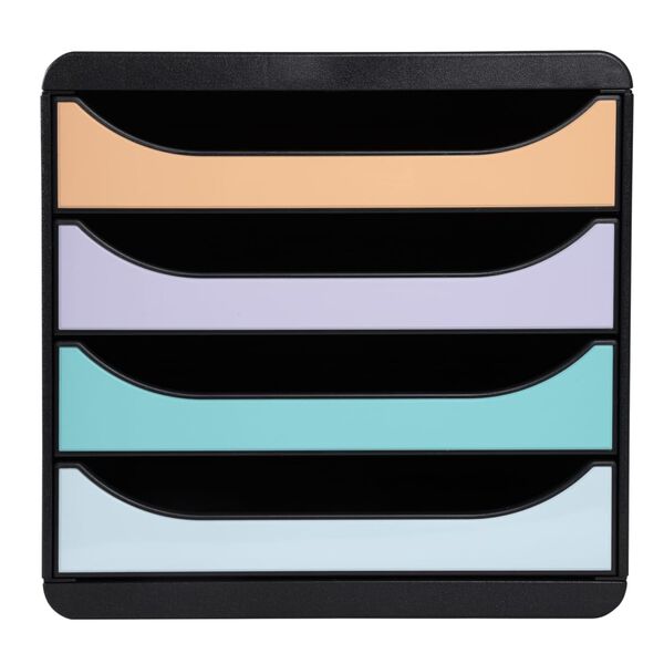 Exacompta Big-Box Desktop Drawer Set Aquarel with 4 Drawers