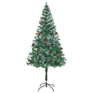 vidaXL Artificial Christmas Tree with Pinecones 180 cm