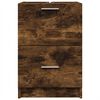 vidaXL Sink Cabinet Smoked Oak 40x37x59 cm Engineered Wood