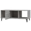 vidaXL Coffee Table Grey Sonoma 102x50x40 cm Engineered Wood