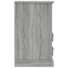 vidaXL Bedside Cabinet Grey Sonoma 43x36x60 cm