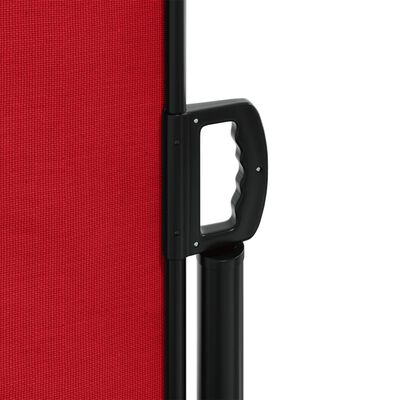 vidaXL Retractable Side Awning Red 160x1200 cm