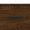vidaXL Sideboard Brown Oak 34.5x34x90 cm Engineered Wood