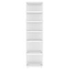 vidaXL Shoe Cabinets 2 pcs High Gloss White 27.5x27x102 cm