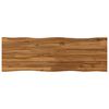 vidaXL Live Edge Table Top 110 x 40 x 3.2 cm Rectangular