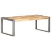 vidaXL Coffee Table | Grey | Rough Mango Wood | Medium | Durable | Coffee Table