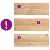 vidaXL Stair Treads 4 pcs Untreated 70x25x2 cm Solid Wood Oak