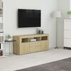 vidaXL TV Cabinet Sonoma Oak 120x30x50 cm Engineered Wood
