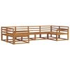 vidaXL Outdoor Sofa Set 6 pcs Natural Solid Acacia Wood