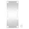 vidaXL Wall Mirror with LED Lights 40x80 cm Glass Rectangle