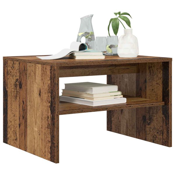 vidaXL Coffee Table Old Wood 60 x 50 x 40 cm Engineered Wood