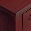 vidaXL Chest of Drawers Brown 45 x 35 x 100.5 cm Solid Mahogany Wood