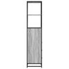 vidaXL Bathroom Cabinet Grey Sonoma 35x37.5x166 cm Engineered Wood