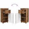 vidaXL Bathroom Cabinet Set TULUM Old Wood 37 x 31.5 x 82 cm