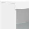 vidaXL Sideboard with LED Lights White 162x37x100 cm
