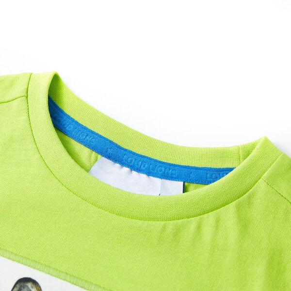 Kids' T-shirt with Short Sleeves Lime 104
