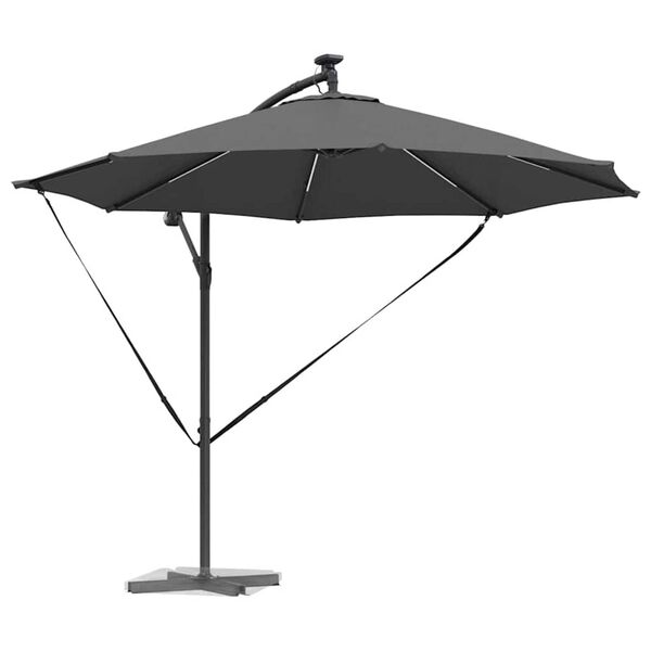 vidaXL Cantilever Banana Parasol Anthracite 294 x 294 x 248 cm
