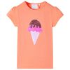 vidaXL Kids' T-shirt Neon Orange 104