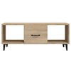 vidaXL Coffee Table Sonoma Oak 102x50x40 cm Engineered Wood