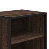 vidaXL Bedside Cabinets 2 pcs Brown Oak 40x31x50 cm Engineered Wood and Metal